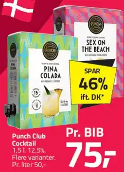 Fleggaard Punch Club Cocktail (BIB) tilbud