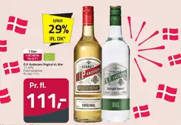 Fleggaard O.P. Anderson Aquavit tilbud