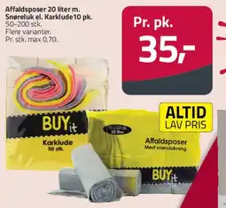 Fleggaard Affaldsposer / Karklude tilbud