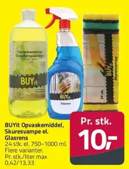 Fleggaard BUYit Opvaskemiddel / Skuresvamp / Glasrens tilbud