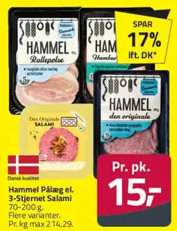 Fleggaard Hammel Pålæg tilbud