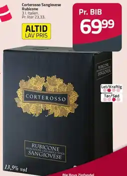 Fleggaard Corterosso Rubicone Sangiovese tilbud