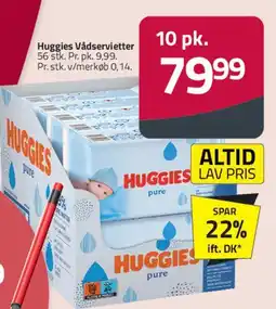 Fleggaard Huggies Vådservietter tilbud