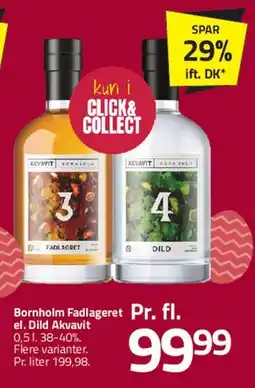 Fleggaard Bornholm Fadlagret / Dild Akvavit tilbud