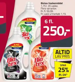 Fleggaard Biotex Vaskemiddel tilbud