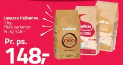 Fleggaard Lavazza hele bønner tilbud