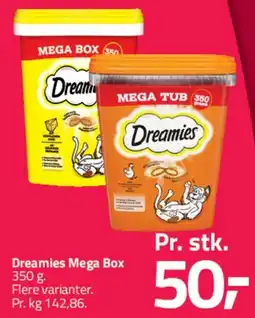Fleggaard Dreamies Mega Box / Mega Tub tilbud