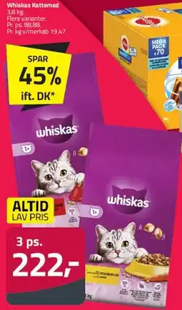 Fleggaard Whiskas Kattemad tilbud
