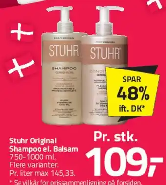 Fleggaard Stuhr Original Shampoo & Balsam tilbud