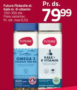 Fleggaard Futura Omega / Kalk + D-vitamin tilbud