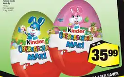 Calle Ferrero Kinder Maxi Æg (Kinder Überraschung Maxi) tilbud