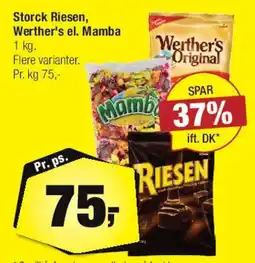 Calle Storck Riesen / Werther's / Mamba tilbud