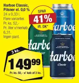 Calle Harboe Classic / Pilsner / 0,0% tilbud