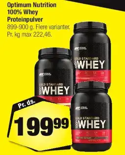 Calle Optimum Nutrition 100% Whey tilbud
