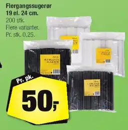 Calle Flergangssugerør tilbud