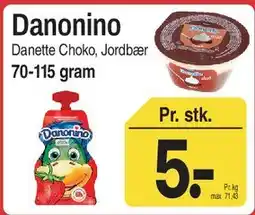 ABC Lavpris Danonino (Danette) tilbud