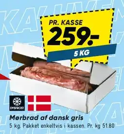 Bilka Mørbrad af dansk gris (pr. kasse) tilbud
