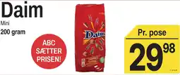 ABC Lavpris Daim Mini tilbud