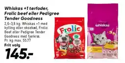 Bilka Frolic beef eller Pedigree Tender/Goodness tilbud