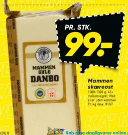 Bilka Mammen Guld Danbo (skæreost) tilbud
