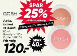 Bilka GOSH baked to blush tilbud