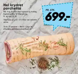 Bilka Hel krydret porchetta tilbud