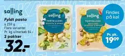 Bilka Salling fyldt pasta tilbud