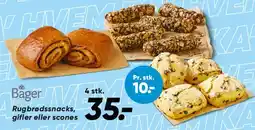 Bilka Rugbrødssnacks / scones tilbud