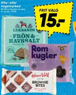 Bilka Kiks- eller kagemarked (udvalgte produkter) tilbud