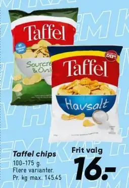 Bilka Taffel chips tilbud