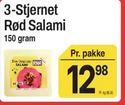ABC Lavpris 3-Stjernet Rød Salami tilbud