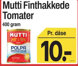 ABC Lavpris Mutti Finthakkede Tomater tilbud
