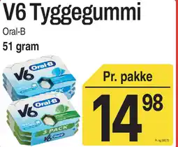 ABC Lavpris Oral-B V6 Tyggegummi tilbud