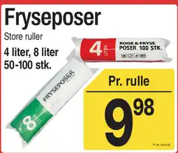 ABC Lavpris Fryseposer tilbud