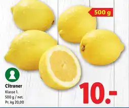 Lidl Citroner tilbud