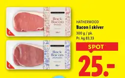 Lidl HATHERWOOD Bacon i skiver tilbud