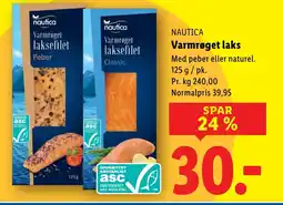 Lidl NAUTICA Varmrøget laks tilbud