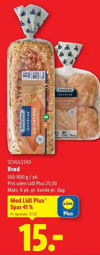 Lidl SCHULSTAD Brød tilbud