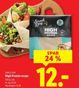 Lidl SNACK DAY High Protein wraps tilbud