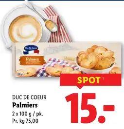 Lidl DUC DE COEUR Palmiers tilbud