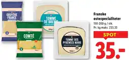 Lidl Franske ostespecialiteter tilbud