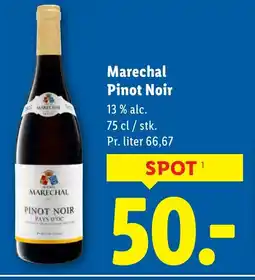 Lidl Marechal Pinot Noir tilbud