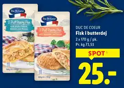 Lidl DUC DE COEUR Fisk i butterdej tilbud