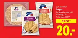 Lidl DUC DE COEUR Crepes tilbud