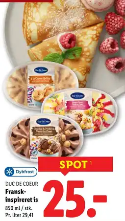 Lidl DUC DE COEUR Fransk- inspireret is tilbud