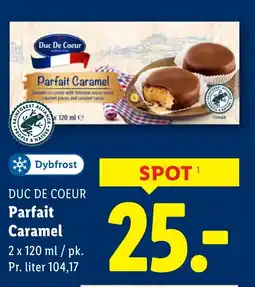 Lidl DUC DE COEUR Parfait Caramel tilbud