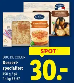 Lidl DUC DE COEUR Dessert- specialitet tilbud
