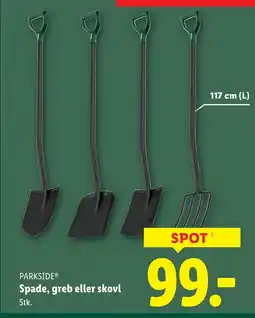 Lidl PARKSIDE® Spade, greb eller skovl tilbud