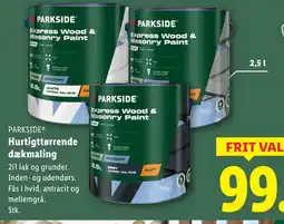 Lidl PARKSIDE® Hurtigttørrende dakmaling tilbud