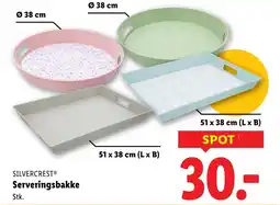 Lidl SILVERCREST® Serveringsbakke tilbud